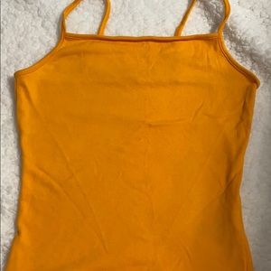 garage orange tank top